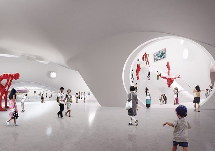Pink millennial museum in Taiwan