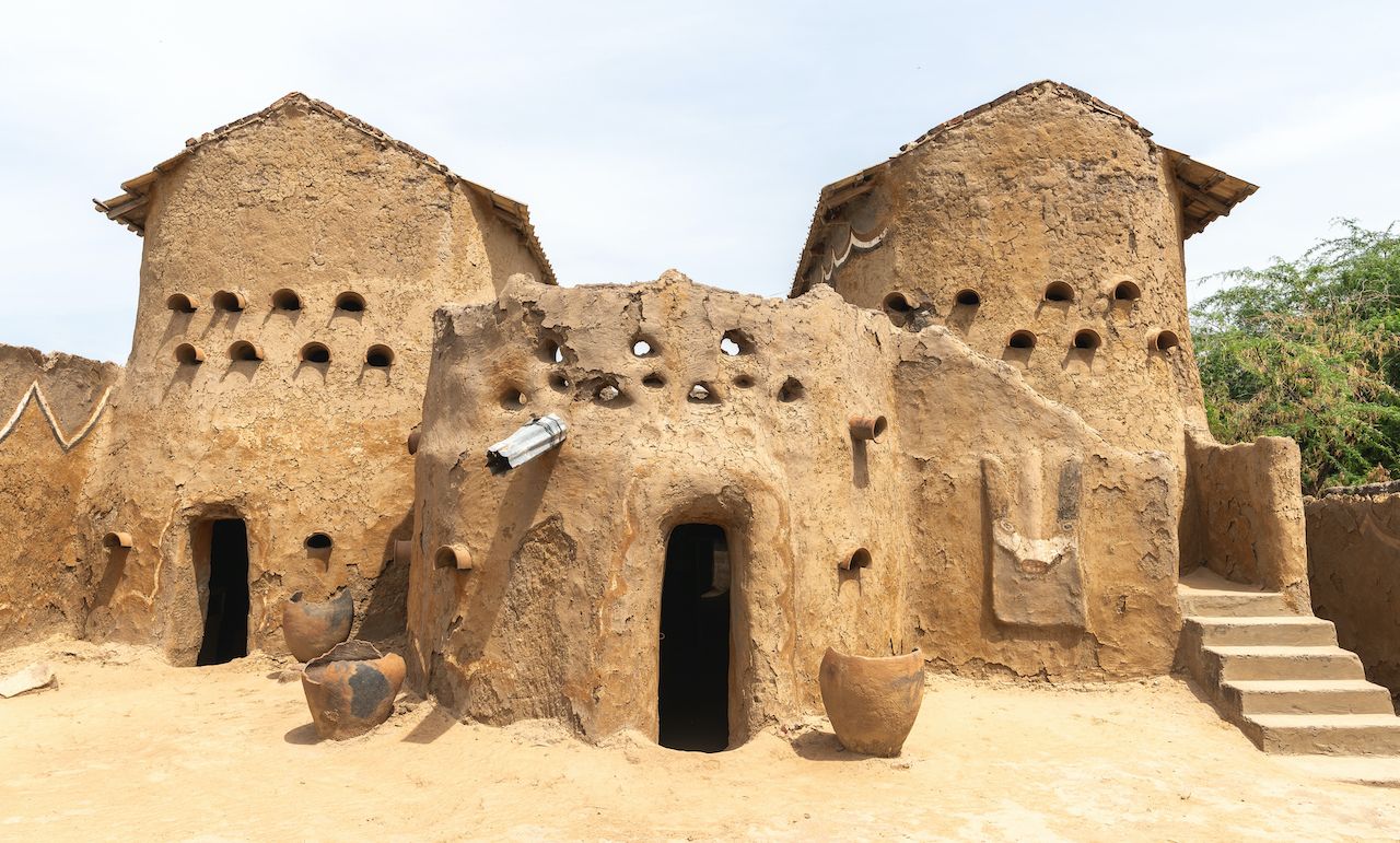 Traditional Mud Huts of Gaoui in Chad
